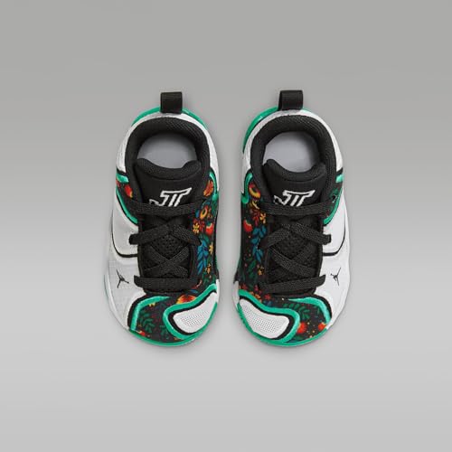 Tatum 3 Baby/Toddler Shoes (HF3138-103, White/Kinetic Green/Black)4