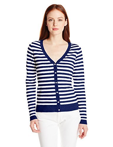 Dockers Women's Petite Size V-Neck Cardigan Sweater