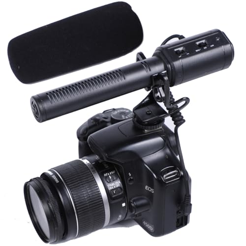 Nicama SGM5 Micrófono de Condensador Cardioide para Cámara DSLR Nikon Canon Sony Videocámara DV - imagen 7