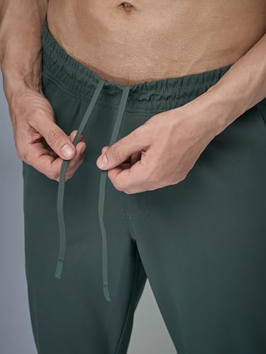 Image of TECHNOSPORT Men's Regular Fit Mid Rise Solid Plus Size Trackpants with Quick Dry, Anti Microbial, SPF50+ for Regular and Sports Use