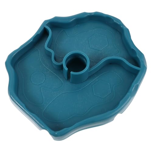 Happyyami Automatic Water Feeder for Dogs Cats Reptile Tank Pet Fountain 2-in-1 Water Dish Food Plate