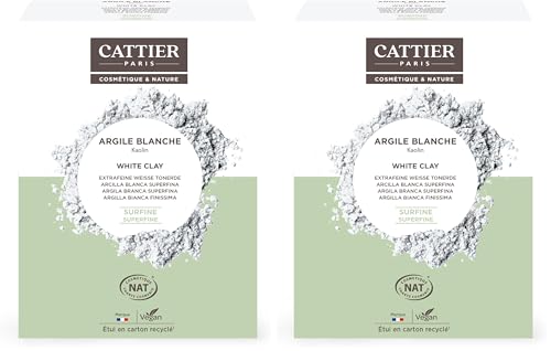 Cattier Argile Blanche Surfine Kaolin 200g (Lot de 2)