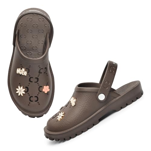 Image of YOHO Women's Clogs Mimo with Charms | Lightweight, Soft on Skin, Comfortable & Waterproof Monsoon Sandals | Everyday Use Footwear for ladies & Girls
