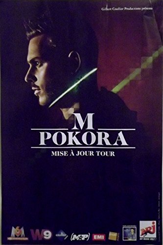 Poster M Pokora Mise A Jour Tour habiller un mur vide avec style format 40x60