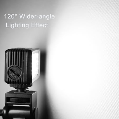 Image of LED Camera Light Portable RGB Video Panel, 2700K to 5600K 40m Underwater - Compact Fill Cube, Softbox Compatible, Outdoor Filming Equipment