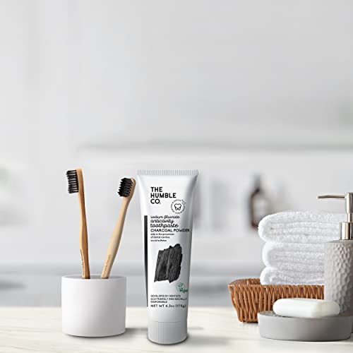 The Humble Co. Natural Toothpaste, 2Pk - Anticavity Toothpaste For Adults With Fluoride And Natural Ingredients, Non Gmo Dentist Developed Formula (Charcoal Powder, 2 Pk) #TOP1