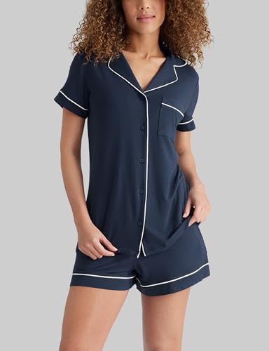 Image of Tommy John Women's Short Sleeve Top and Short Pajama Set