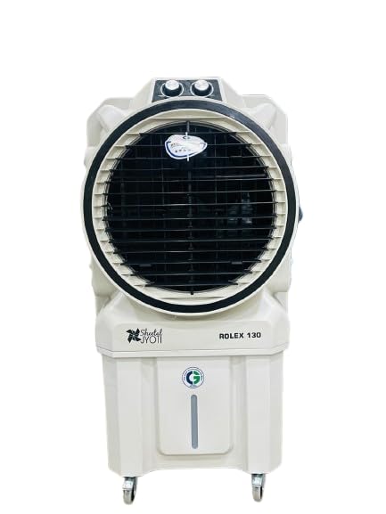 Powerful 130L Desert Air Cooler (ROLEX 130,Light-Grey)| Slim Body | Strong Air Throw | Inverter Friendly | Honeycomb Pads |230 V|Ideal for Home, Room & Outdoor-image-16