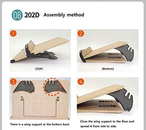MainWare Foldable Dual Wood (Mdf) Book Stand Reading Writing for School Library Student Desk 15.7" (400x265mm) 202d