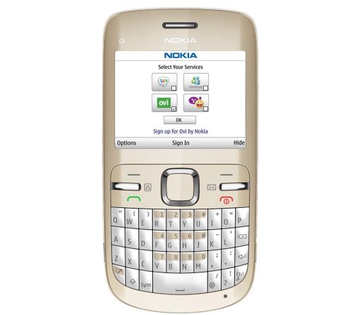 Nokia C3-00 Téléphone Portable Quadri bande EGSM Bluetooth Azerty Blanc