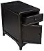 Signature Design by Ashley - Gavelston Chairside End Table w/ Storage, Rubbed Black Finish