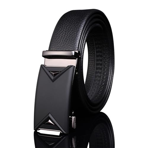 Men's Belt Belt Men's Leather Automatic Buckle Mens Belt Business Casual