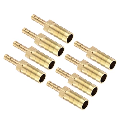 Kozelo 8pcs Brass Hose Barb Fittings 10mm Hose Barb to 4mm Fitting