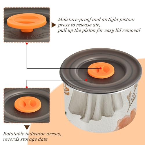 Envase hermético para café de acero inoxidable 500 ml miniatura 4