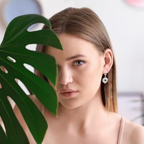 Natural Stone Sun/Fan Earrings - image 4