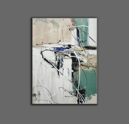 Peinture abstraite art contemporain KDOVOKD | Art mural extra large décoration de salon 90x140cm