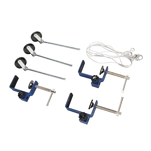 Heavy Duty Bench Clamp with Pulley for Physics Experiments and Woodworking Projects - Image 4