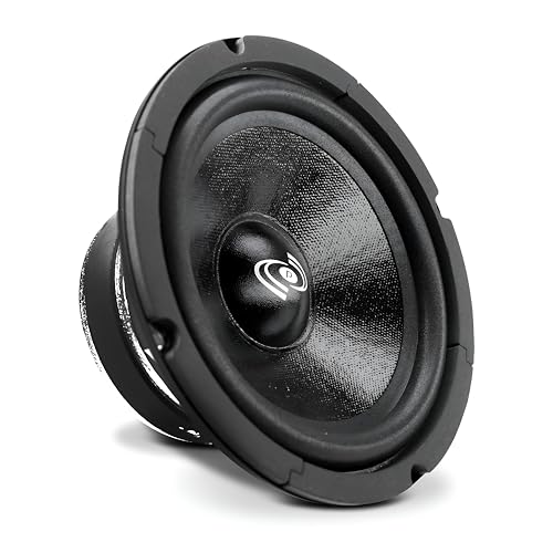 Pyle PDMR6 haut-parleur auto 165mm midrange pour l'amélioration du son d'origine