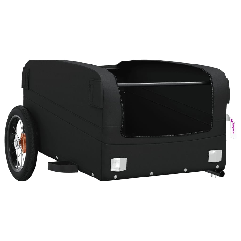 Remolque de Carga para Bicicleta Hierro Negro 30 kg, Remolque Bici Perro, Remolque Bicicleta De Carga - 94038