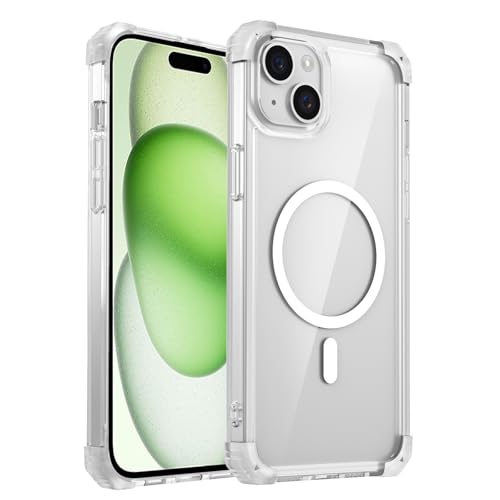 Coque magnétique iPhone 14 Plus transparente antichoc et fine