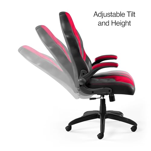 Image of STAPLES Emerge Vortex Gaming Chair, Ergonomic, Adjustable Height, Swivel, Black
