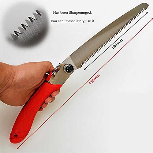 Image of Dumdaar Portable Folding Hacksaws Tree Pruning Garden Gardening Hand Saw Sharp Camping Steels Wooding Trimming Work Tool