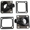 2X Motorcycle Carburetor Intake Manifold Adapter Insulator Compatible with RD YFZ 350 RD350 YFZ350