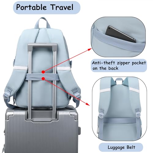 Makukke Rucksack Damen - Schulrucksack Mdchen Teenager, Cute Anime Bookbag Frauen Casual Daypack Anti-Theft Ruckscke fr Universitt Reisen Freizeit Arbeit