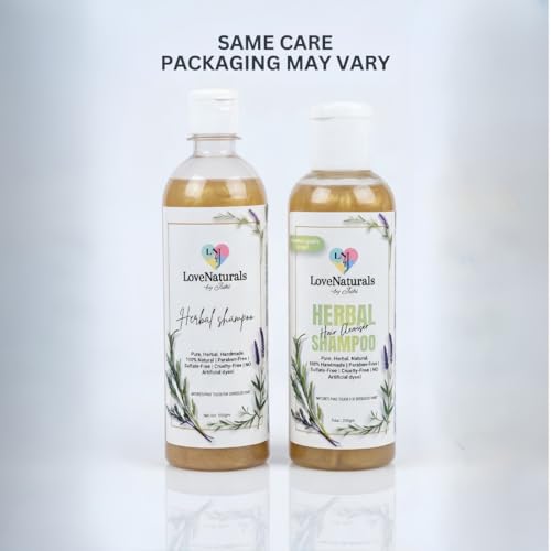 Image of Herbal Ayurvedic Shampoo with Rosemary , Flaxseeds,Methi +hairgrowth herbs| Natural, Vegan & Handmade | Hair Fall Control + Scalp Nourishment | Artificial colour & Fragrance Free | Paraben & Sulfate-Free |Dermatologically tested| (500 ml)