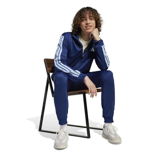 Image of adidas Men Basic 3-Stripes French Terry Track Suit