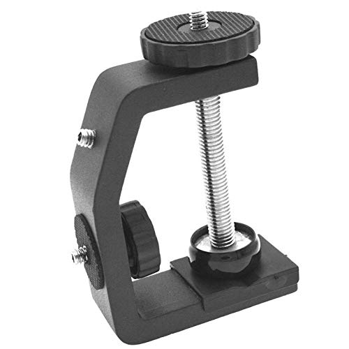 Image of Large Size Metal Heavy Duty Photo Studio Light Stand C Clamp U Clip Bracket Large Size with 1 /4 inch Srew