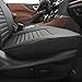 EKR Custom Fit Forester Car Seat Covers for Select Subaru Forester 2014 2015 2016 2017 2018 - Full Set,Leather (Black)