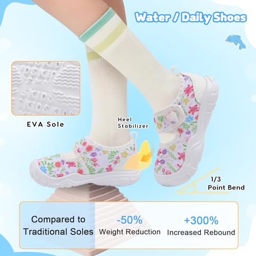 Image of BARERUN Toddler Water Shoes Infant Baby Swim Shoes Kids Barefoot Sandals