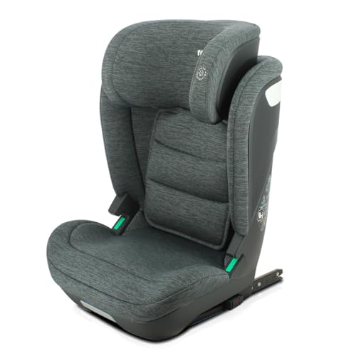 Migo Seggiolino auto Mylo i-Size reclinabile isofix 100-150 cm - Fissaggio con isofix o cintura - Rivestimento ultra confortevole
