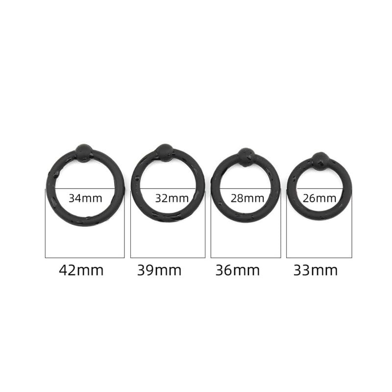 4 Punti Cerchio più Tre Muscoli Combinazione Modello Classico Nero Indoor Fitness Allenamento Anello, Regalo per Coppia -D7-IT