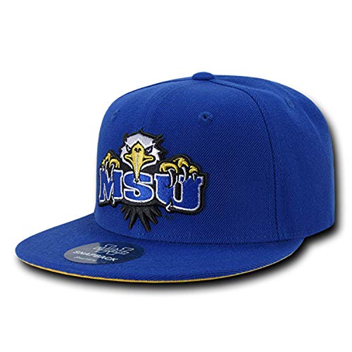 Morehead State University Eagles NCAA Flat Bill Snapback Baseball Cap Hat Royal Blue