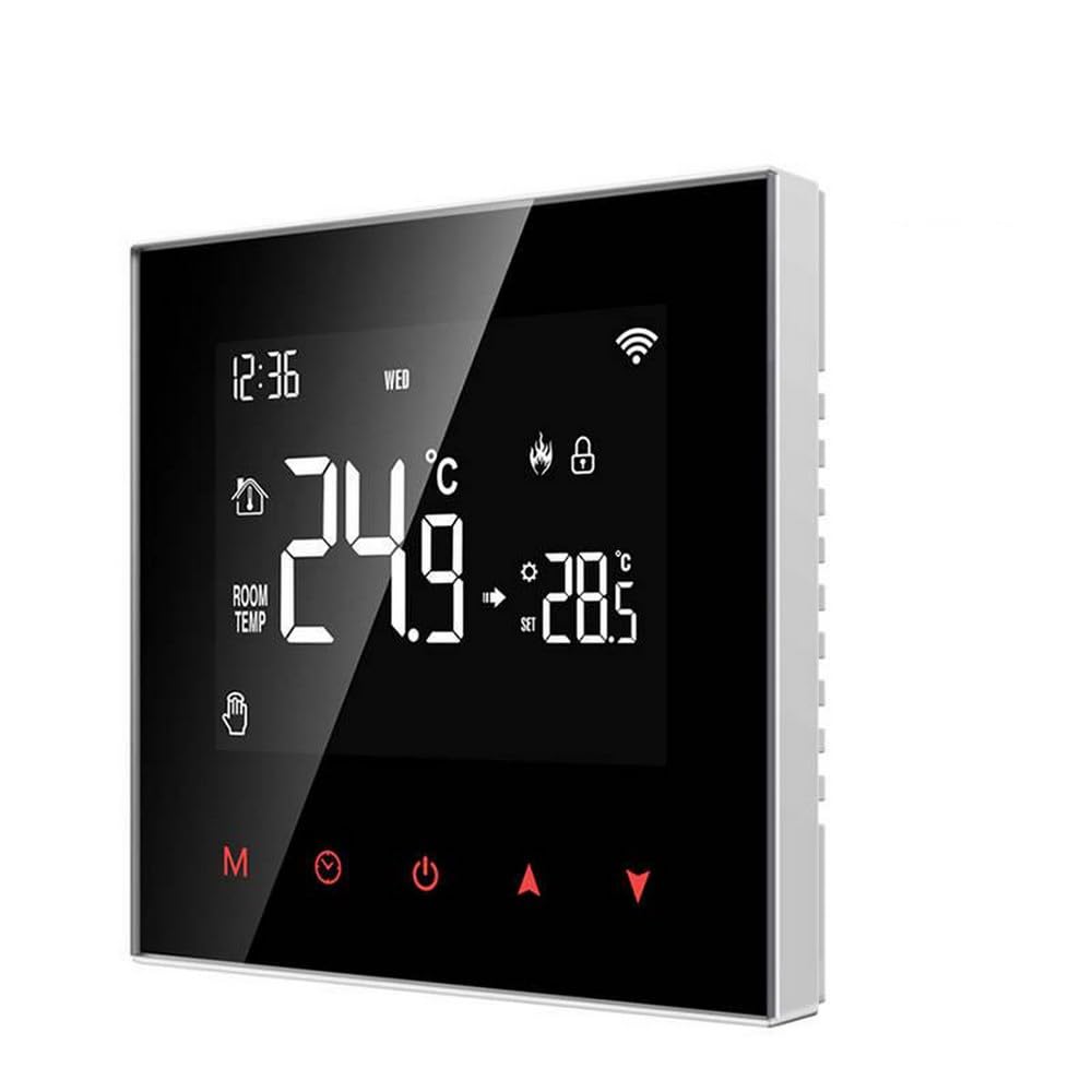 Avatto Smart Boiler Heating Thermostat WT100 3A WiFi Tuya, Black