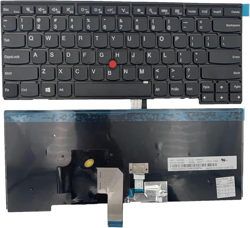 Image of FORIDA Laptop Keyboard Compatible for Lenovo Thinkpad E431 T431 T431S T440 T440E T440P T440S T450 T450S L470 T460 L440 E440 L450 L460 CS13T Series 04Y0862 0C02253 00HW878 (with Pointer)