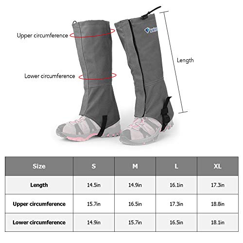 Polainas de perna, Andoer Polainas à prova de vento para botas de neve antidesgaste Polainas Cobertu