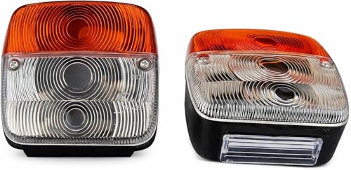 Juego de luces amber para tractor y remolque 12V miniatura 1