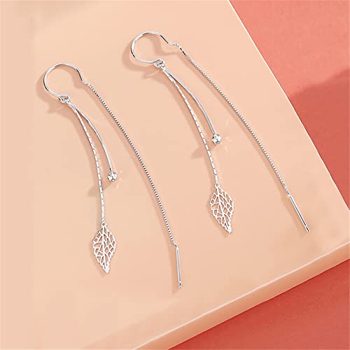 Boucles d'oreilles argent légères à pampilles pour sublimer un port de tête - 6