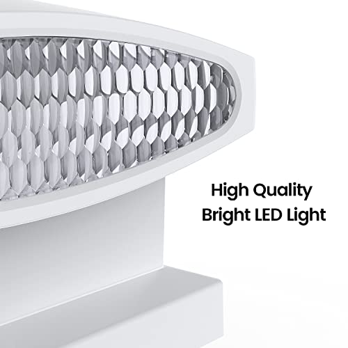 image for SIEDiNLAR Solar Post Cap Lights Outdoor, 2 Modes 24 LED Solar Powered 