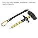 PATIKIL Fishing Hook Remover, Aluminum Alloy Squeeze-Out Disconnect Removal Device Tool Extractor for Fishing, Gold