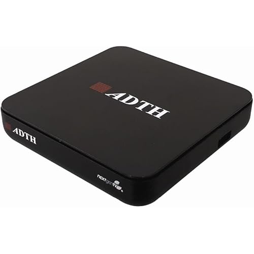 ADTH NextGen TV Box Gen 2, ATSC 3.0/1.0 Digital Tuner and Receiver, OTA Broadcast. DRM Support. No Internet Required
