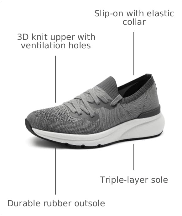 Image of Bruno Marc Men's Casual Sneakers Slip On Breathable Walking Shoes EZFlex BreezeStepep