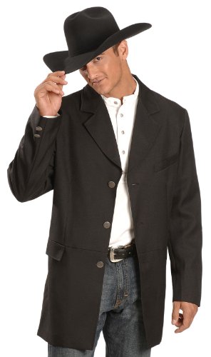 Scully Rangewear Mens Black Polyester Three Button Sport Coat Blazer