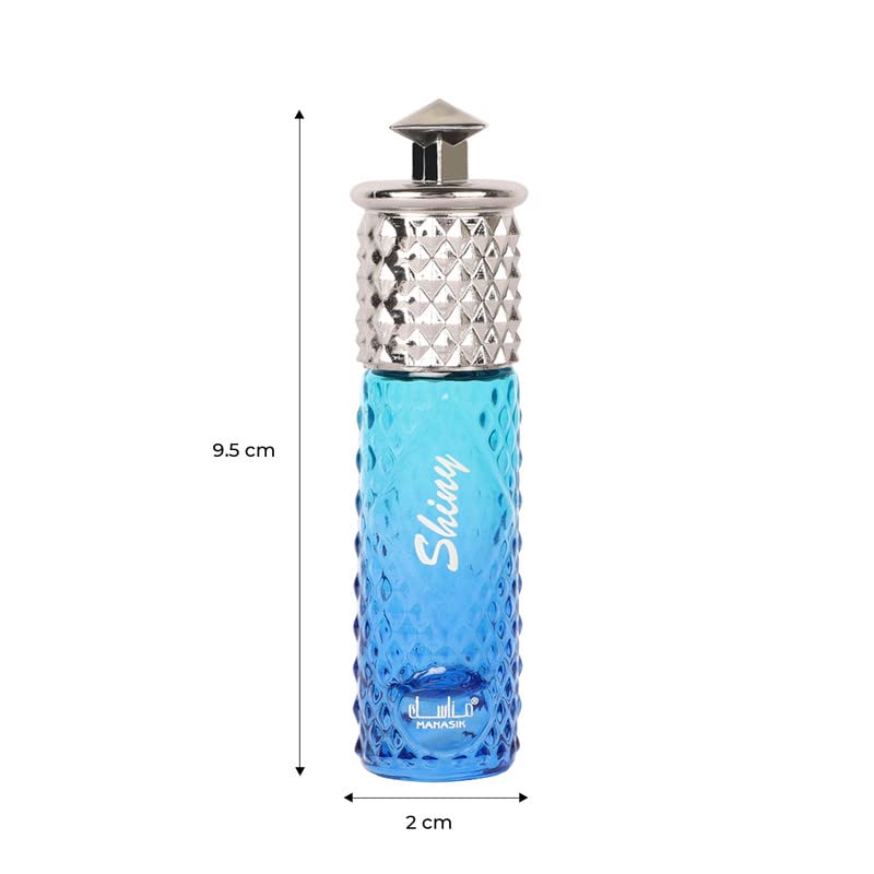 Manasik Shiny Blue Premium Attar 6ml - Image 6
