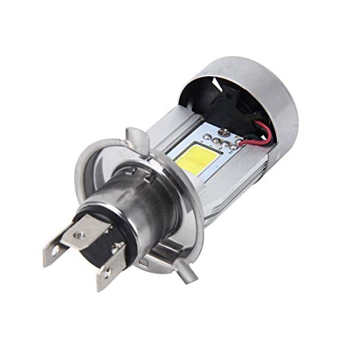 LED moto phares Lampes H4 HS1 moto COB Phares Spotlights voiture électrique Phares anti-brouillard 6000K 20W 2600LM 5000Hours (White Light) XY LED phare pour motocycles Phare - Image 3