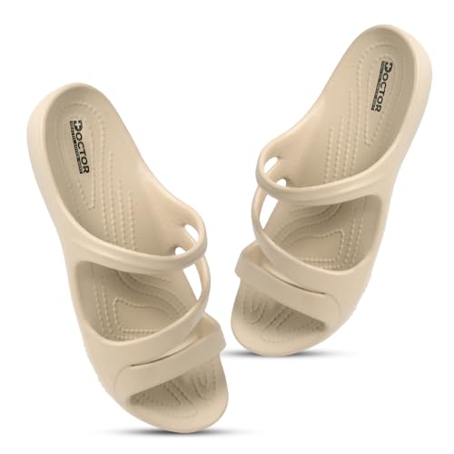 Image of DOCTOR HEALTH SUPER SOFT Women's Orthopedic Sandals And Slippers | Lightweight Anti-Skid Comfort Slides for Heel Pain Relief | Soft Cushion Sole Footwear for Everyday Use