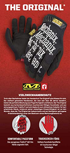Mechanix Wear: The Original Work Glove With Secure Fit, Synthetic Leather Performance Gloves For Multi-Purpose Use, Durable, Touchscreen Capable Safety Gloves For Men (Red, X-Large) #TOP1